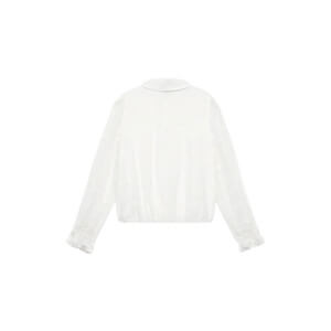 Mint Velvet Cream Jacquard Shirt